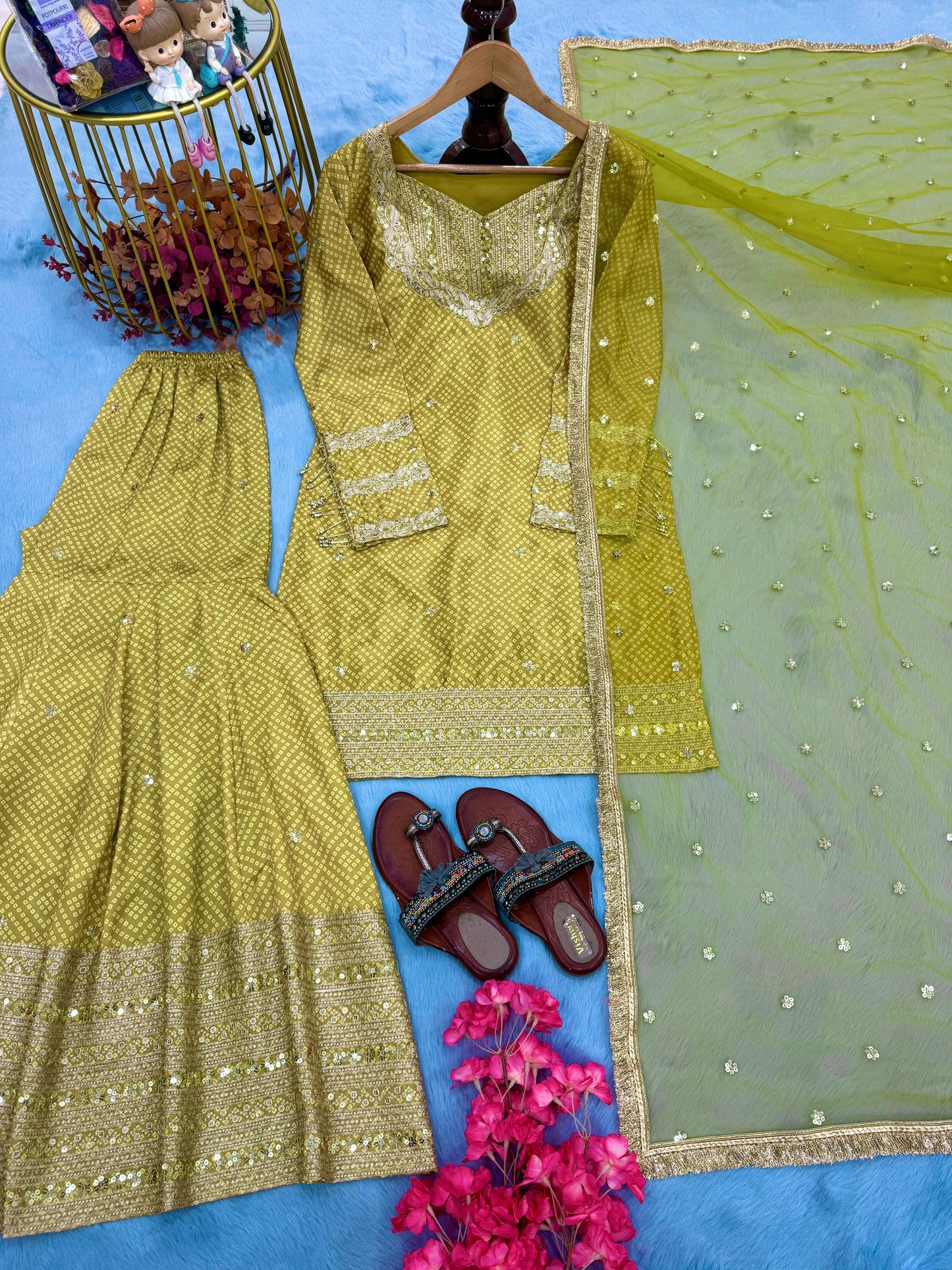 Noor&Needle - Chinon Silk Palazzo Set✨