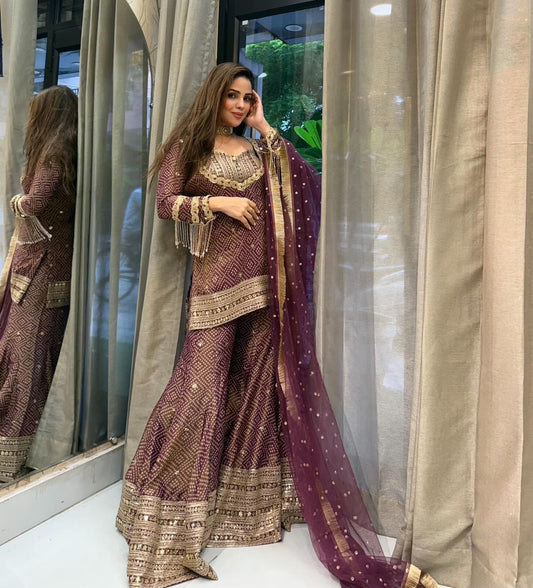 Noor&Needle - Chinon Silk Palazzo Set✨