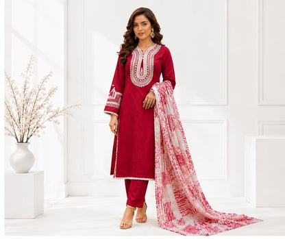 Noor&Needle – Luxe Sequin Embroidered Georgette Set